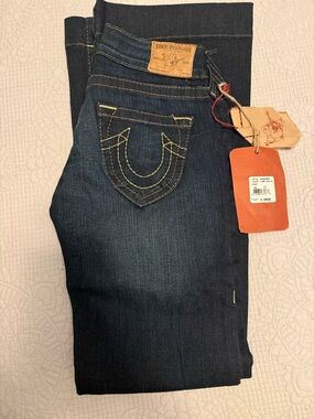 True Religion  Dark Blue Women's flare Jeans